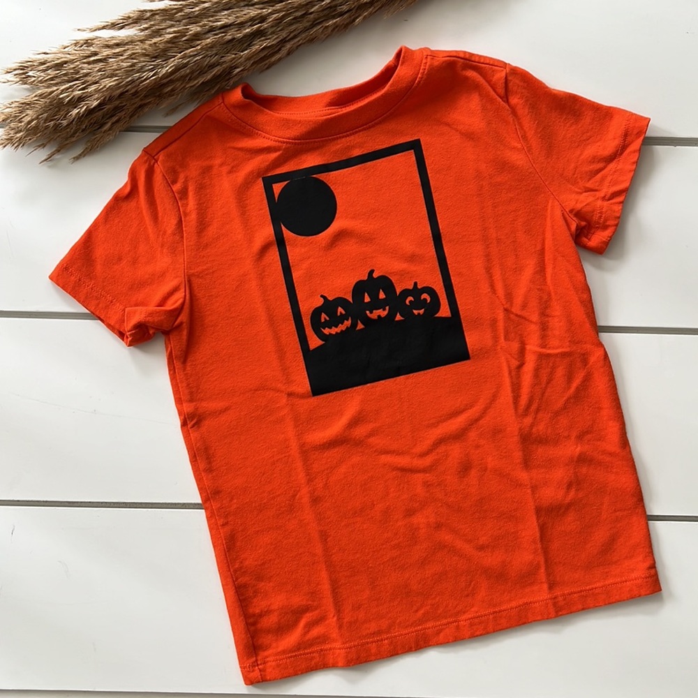 🌾 Custom Cat & Jack Halloween Fall Tee XS 🎃